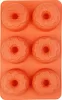MagicHome szilikon fánk sütőforma – 6 részes, 27 × 16 × 3 cm