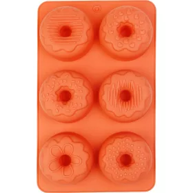   MagicHome szilikon fánk sütőforma – 6 részes, 27 × 16 × 3 cm