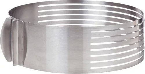 MagicHome állítható rozsdamentes acél tortaszeletelő – 24,5–30,5 × 8 cm