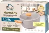 MagicHome Harmony lábas üvegfedővel, kerámia bevonattal – Ø 20 cm, 2200 ml