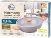 MagicHome Harmony lapos lábas üvegfedővel, 2 rétegű kerámia bevonattal – Ø 26 cm, 2800 ml