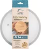 MagicHome Harmony üvegfedő szilikon peremmel – Ø 24 cm