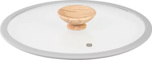 MagicHome Harmony üvegfedő szilikon peremmel – Ø 26 cm