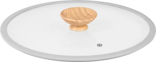 MagicHome Harmony üvegfedő szilikon peremmel – Ø 28 cm