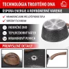 MagicHome Black Marble Line nyeles lábas üvegfedővel, márványhatású tapadásmentes bevonattal – Ø 16 cm, 1300 ml