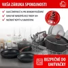 MagicHome Black Marble Line edénykészlet márványhatású tapadásmentes bevonattal – 13 részes