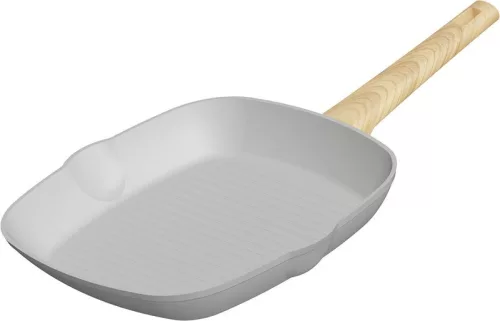 MagicHome Harmony négyzet alakú grillserpenyő kerámia tapadásmentes bevonattal – 28 × 28 cm