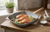 MagicHome Harmony négyzet alakú grillserpenyő kerámia tapadásmentes bevonattal – 28 × 28 cm