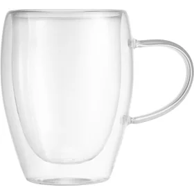   MagicHome duplafalú boroszilikát üveg termobögre készlet – 350 ml, 2 db 