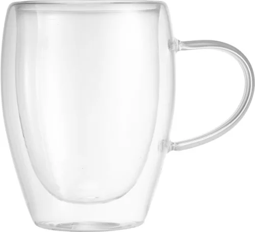 MagicHome duplafalú boroszilikát üveg termobögre készlet – 350 ml, 2 db 