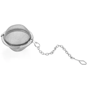 MagicHome rozsdamentes acél teaszűrő lánccal – Ø 5 cm