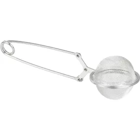   MagicHome rozsdamentes acél csipeszes teaszűrő – 15,5 × 5 cm