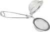 MagicHome rozsdamentes acél csipeszes teaszűrő – 15,5 × 5 cm