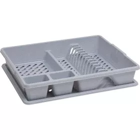   Curver 173460 konyhai edényszárító csepptálcával – 45 × 38 × 9 cm, szürke