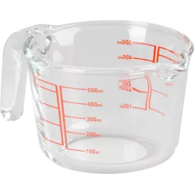   MagicHome üveg mérőkancsó kiöntővel és mérőskálával – 500 ml