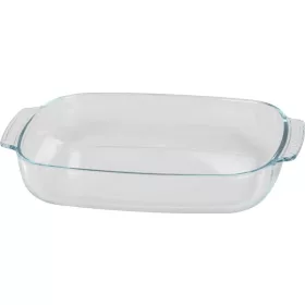   MagicHome téglalap alakú üveg sütőtál fülekkel – 3900 ml