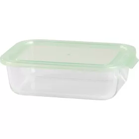   MagicHome téglalap alakú üveg ételtároló doboz műanyag fedéllel – 1500 ml