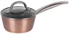 MagicHome Copper Line nyeles lábas üvegfedővel – Ø 16 cm, 1200 ml