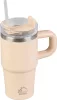 MagicHome rozsdamentes acél termobögre szívószállal – 550 ml -