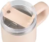 MagicHome rozsdamentes acél termobögre szívószállal – 550 ml -