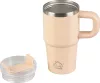 MagicHome rozsdamentes acél termobögre szívószállal – 550 ml -