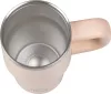 MagicHome rozsdamentes acél termobögre szívószállal – 550 ml -