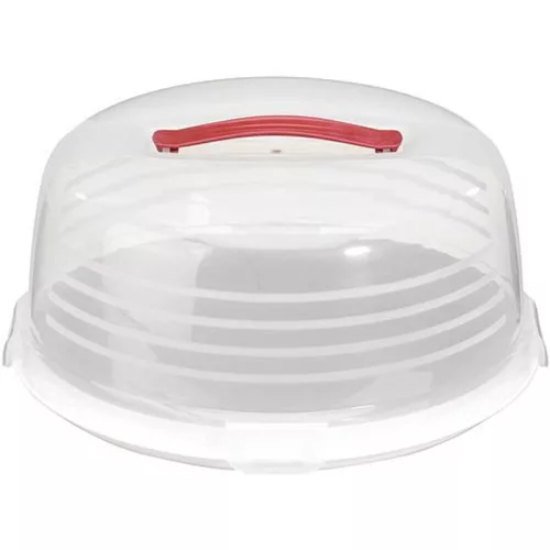 Curver Vintage tortatartó doboz fogantyúval – 34,7 × 34,7 × 15,6 cm