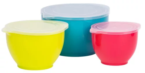 MagicHome salátástál készlet – 3 db, 1,2/2/3,4 liter