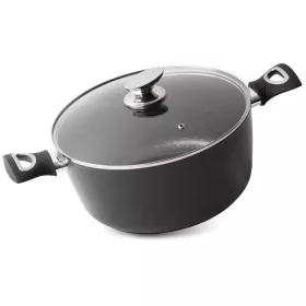 MagicHome Black Line, fazék fedővel, 28 cm, 5900 ml