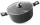 MagicHome Black Line, fazék fedővel, 28 cm, 5900 ml