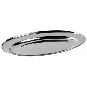   MagicHome EOT ovális rozsdamentes acél tortatálca – 30 cm