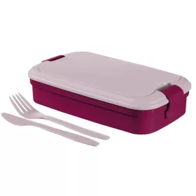   Curver LUNCH & GO Bento uzsonnásdoboz evőeszközzel – 1300 ml, lila
