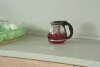 MagicHome TP021 üveg teáskanna rozsdamentes acél szűrővel – 1,5 liter