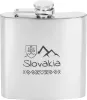 MagicHome HF292 rozsdamentes acél laposüveg – 177 ml, Szlovákia címerével