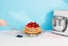 MagicHome rozsdamentes acél tortatál tortalapáttal – Ø 32 cm