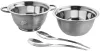 MagicHome 4 részes rozsdamentes acél salátakészlet – 24 cm, 3 liter