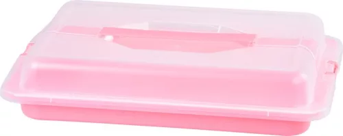 MagicHome Caker süteménytároló doboz fedéllel – 43 × 29 × 8 cm