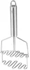 MagicHome rozsdamentes acél krumplinyomó dupla ráccsal – 10,5 × 8,4 × 23,5 cm