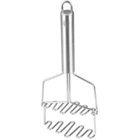   MagicHome rozsdamentes acél krumplinyomó dupla ráccsal – 10,5 × 8,4 × 23,5 cm