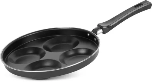 MagicHome 4 mélyedéses tükörtojás- és palacsintasütő serpenyő – Ø 25 cm