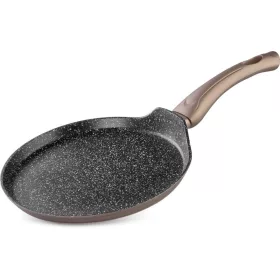   MagicHome Coffee Brown Line palacsintasütő 2 rétegű márványhatású tapadásmentes bevonattal – Ø 25 cm