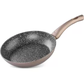   MagicHome Coffee Brown Line serpenyő 2 rétegű márványhatású tapadásmentes bevonattal – Ø 26 cm