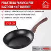MagicHome Black Marble Line serpenyő 3 rétegű márványhatású tapadásmentes bevonattal – Ø 28 cm