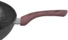 MagicHome Black Marble Line wok serpenyő 3 rétegű márványhatású tapadásmentes bevonattal – Ø 28 cm