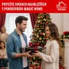MagicHome Black Marble Line üvegfedő fa hatású fogantyúval – Ø 28 cm