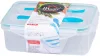 MagicHome szögletes ételhordó villával és kanállal – 1500 ml
