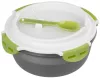 MagicHome kerek, rekeszes ételhordó villával/kanállal – 1200 ml