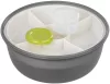 MagicHome kerek, rekeszes ételhordó villával/kanállal – 1200 ml