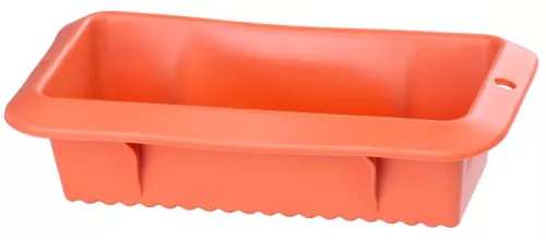 MagicHome szilikon kenyérforma – 24 × 12,5 × 6 cm, piros