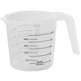   MagicHome műanyag mérőkancsó kiöntővel és mérőskálával – 500 ml